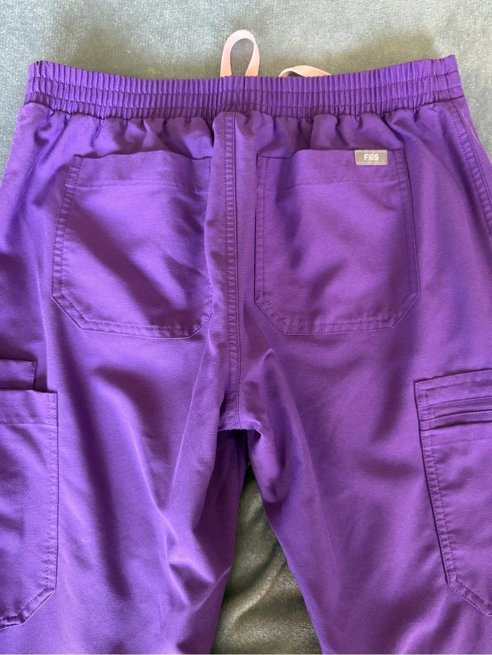 Figs Slim Leg Ultra Violet Purple Yola Scrub Pants Size S/P PO 1651 - Picture 10 of 12
